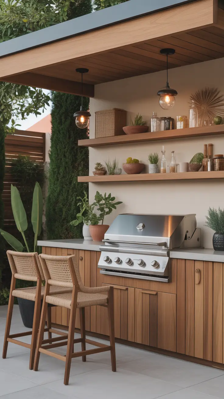 Outdoor Bar Ideas On Backyard Smart Storage Bar