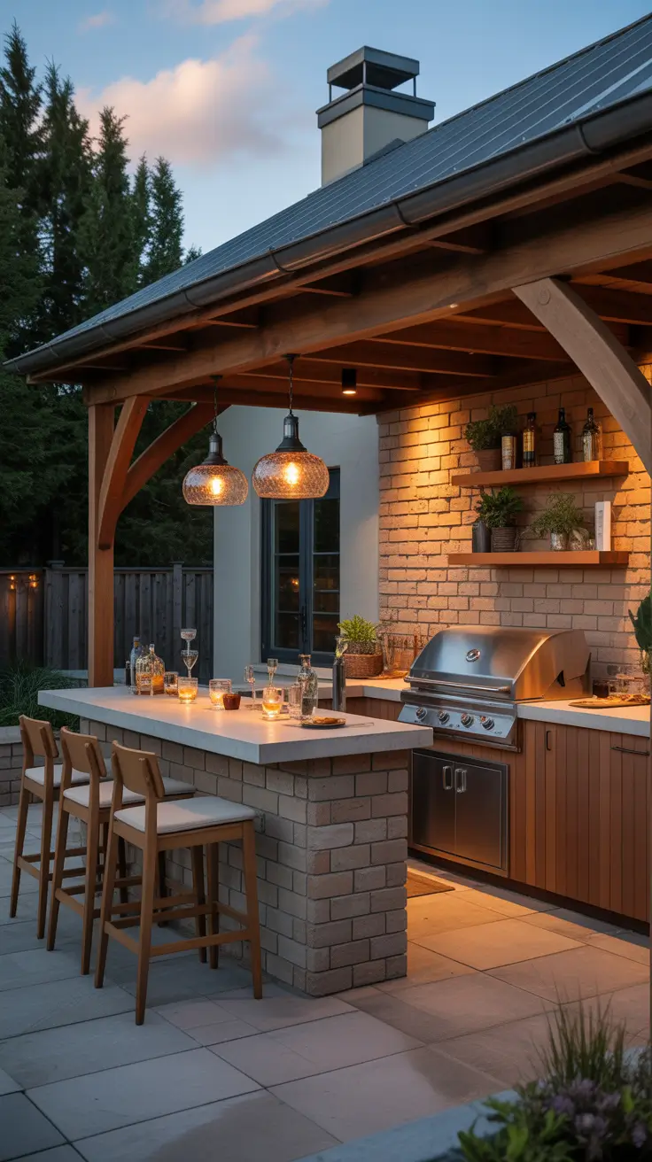 Outdoor Bar Ideas On Backyard That Set The Mood