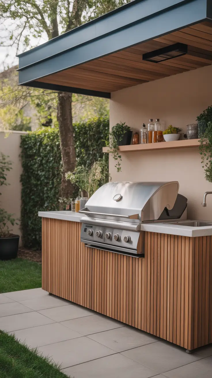 Outdoor Bar Ideas On Backyard Compact Outdoor Kitchen Bar