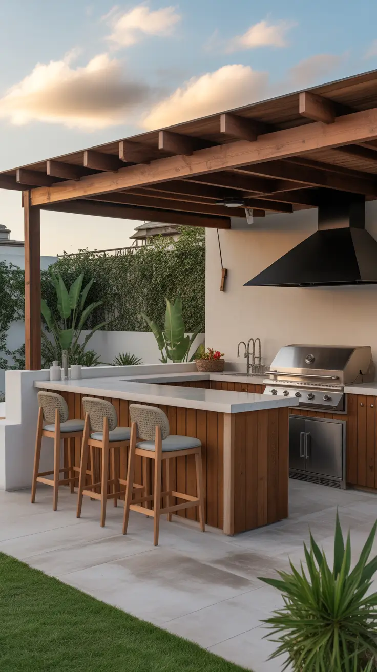 Outdoor Bar Ideas On Backyard Resort Inspired Bar