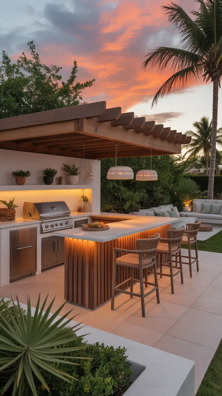 Outdoor Bar Ideas On Backyard Resort Inspired Bar