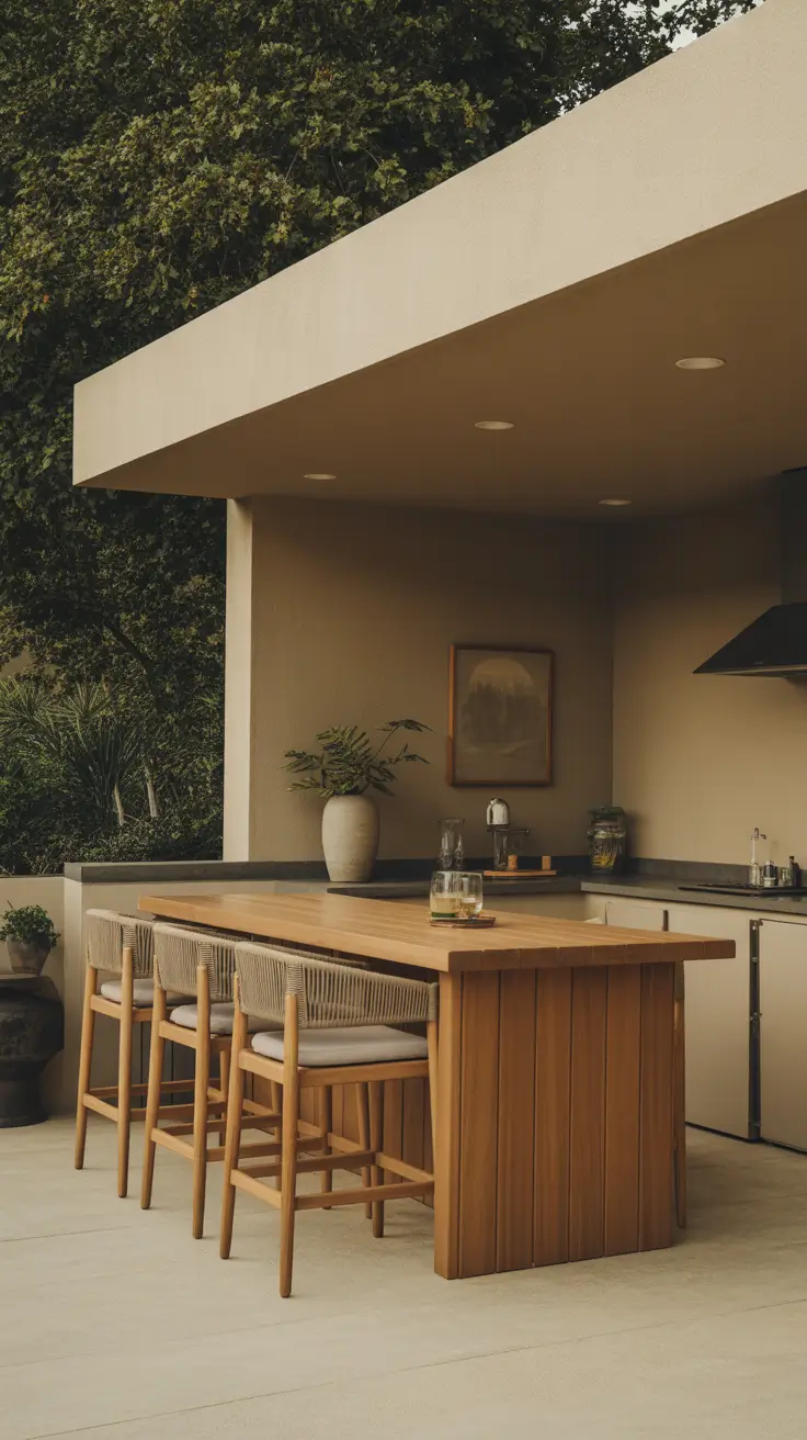 Outdoor Bar Ideas On Backyard Patio Living