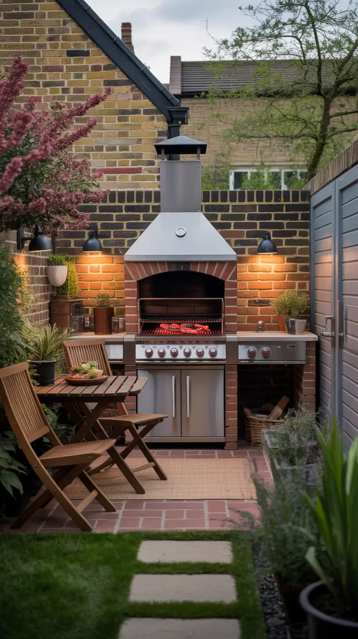 Outdoor BBQ Area UK-Inspired Outdoor BBQ Areas For Compact Backyards
