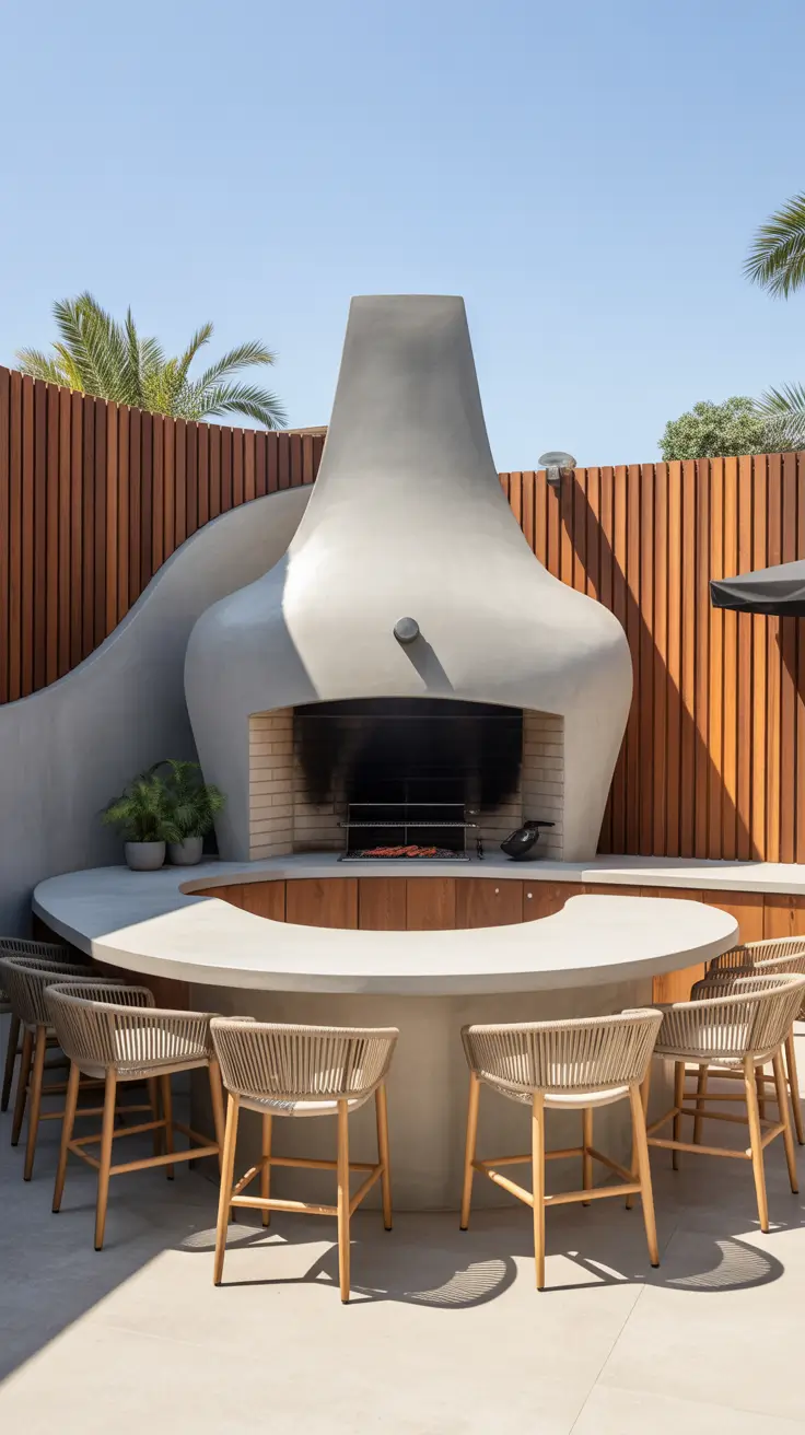 Outdoor BBQ Area 2026 Shaped Outdoor BBQ Areas That Break Standard Layouts