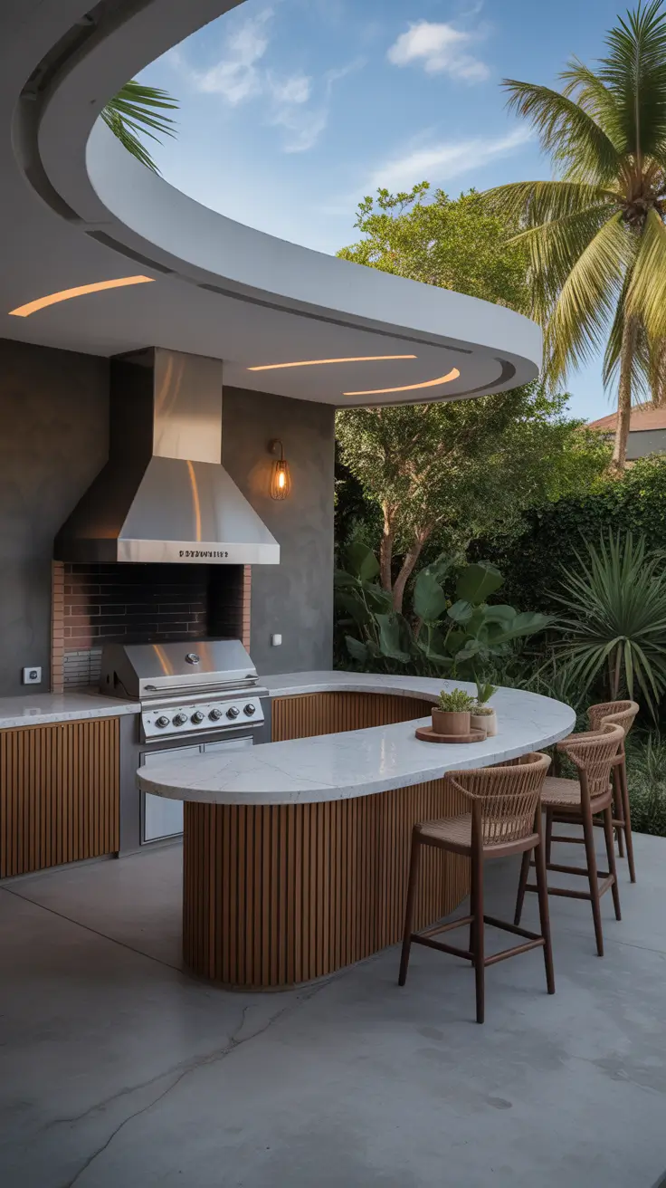 Outdoor BBQ Area 2026 Shaped Outdoor BBQ Areas That Break Standard Layouts