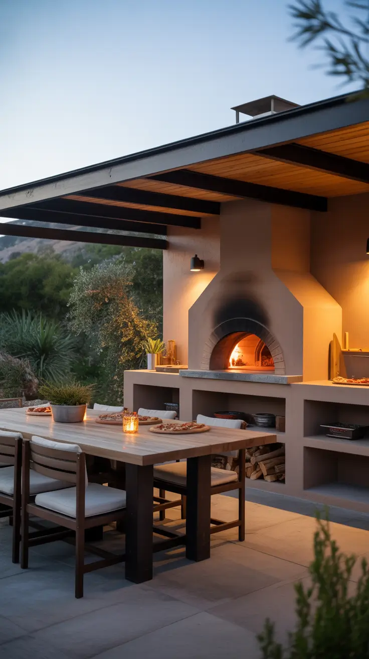 Outdoor BBQ Area 2026 Pizza Oven BBQ Areas Made For Social Cooking
