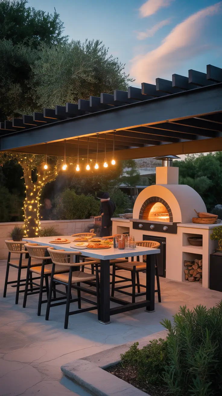 Outdoor BBQ Area 2026 Pizza Oven BBQ Areas Made For Social Cooking