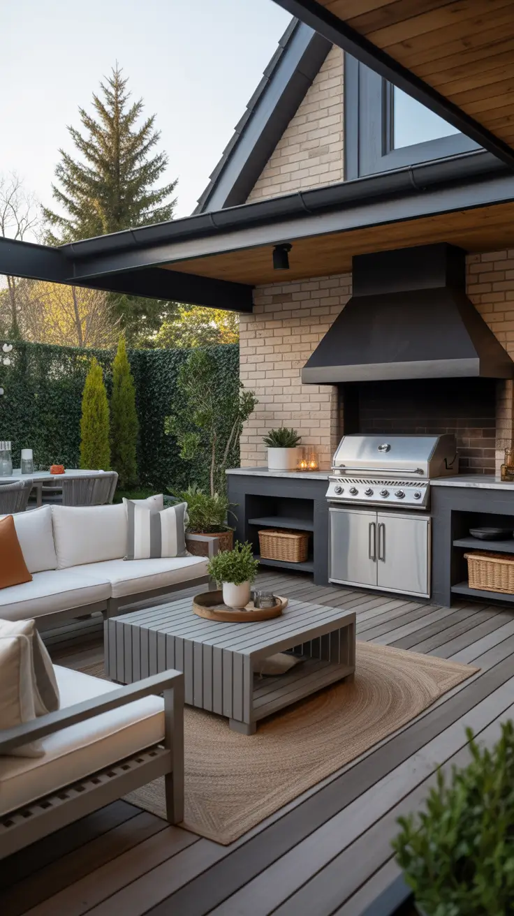Outdoor BBQ Area 2026 Indoor-Style Comfort Elements In Outdoor BBQ Areas