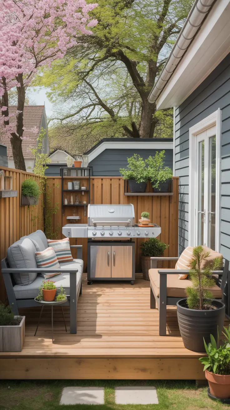 Outdoor BBQ Area 2026 Deck And Patio BBQ Areas For Small Backyards