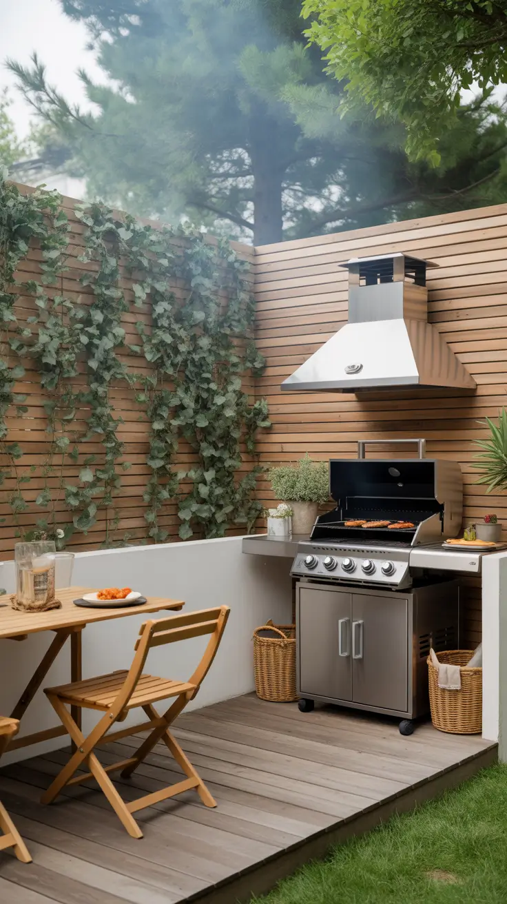 Outdoor BBQ Area Small Space Outdoor BBQ Areas That Work Smarter, Not Harder