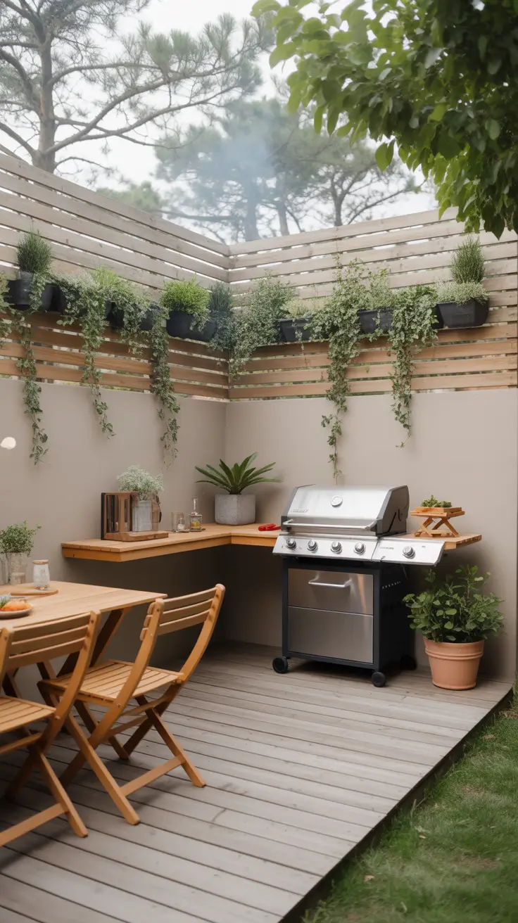 Outdoor BBQ Area Small Space Outdoor BBQ Areas That Work Smarter, Not Harder