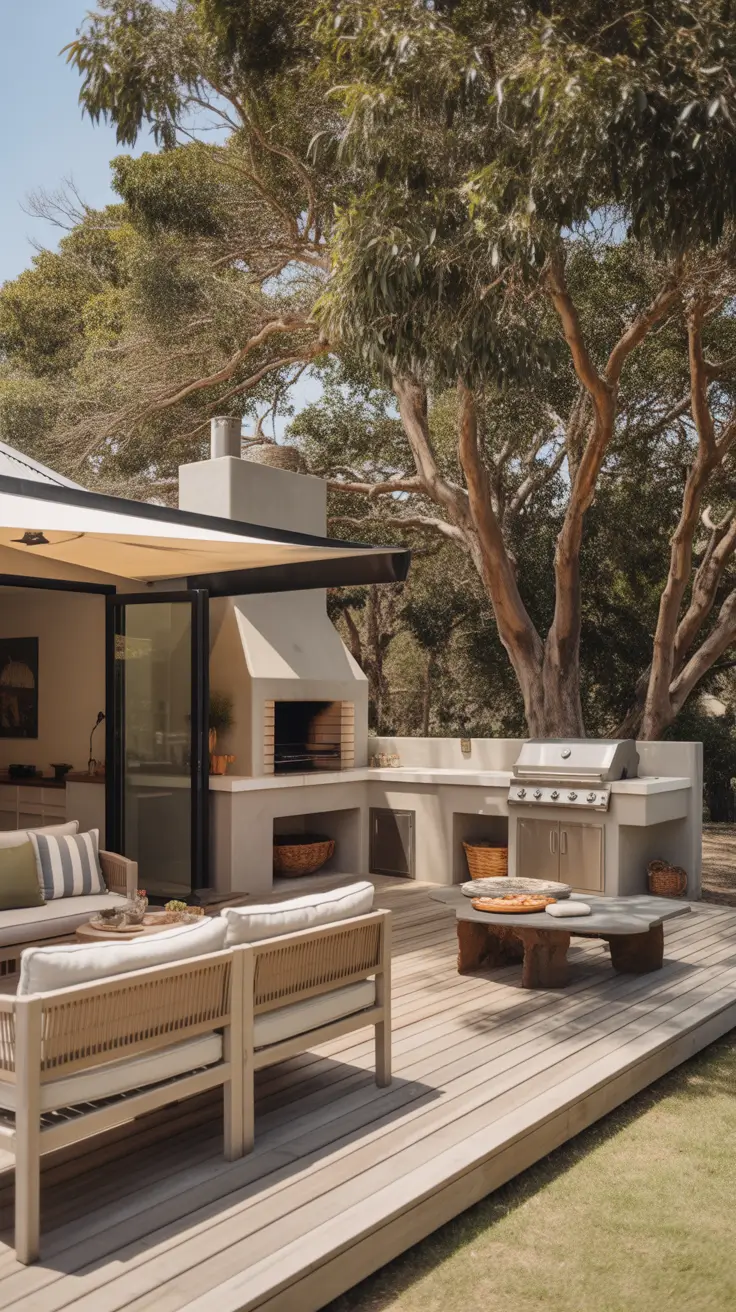 Outdoor BBQ Area Australian Outdoor BBQ Areas Built For Laid-Back Entertaining