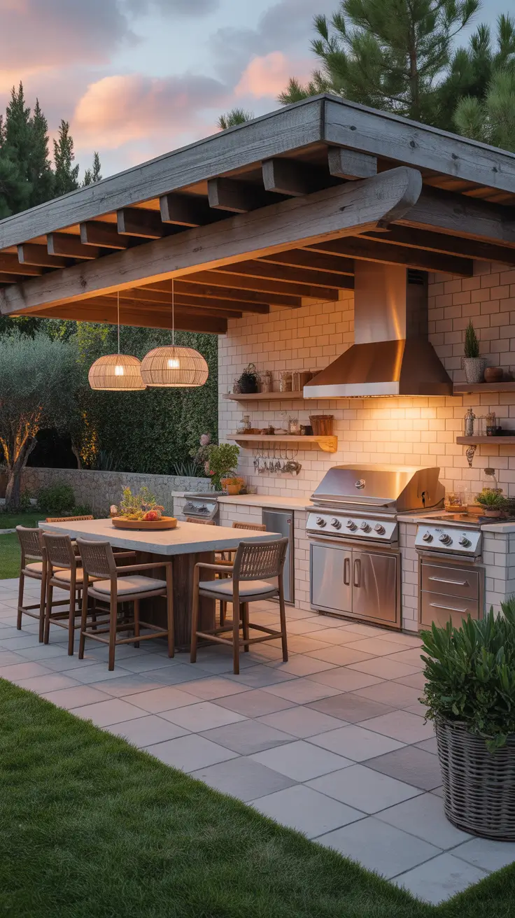 Outdoor patio ideas 2026 Outdoor Patio Kitchen Ideas For Casual Entertaining