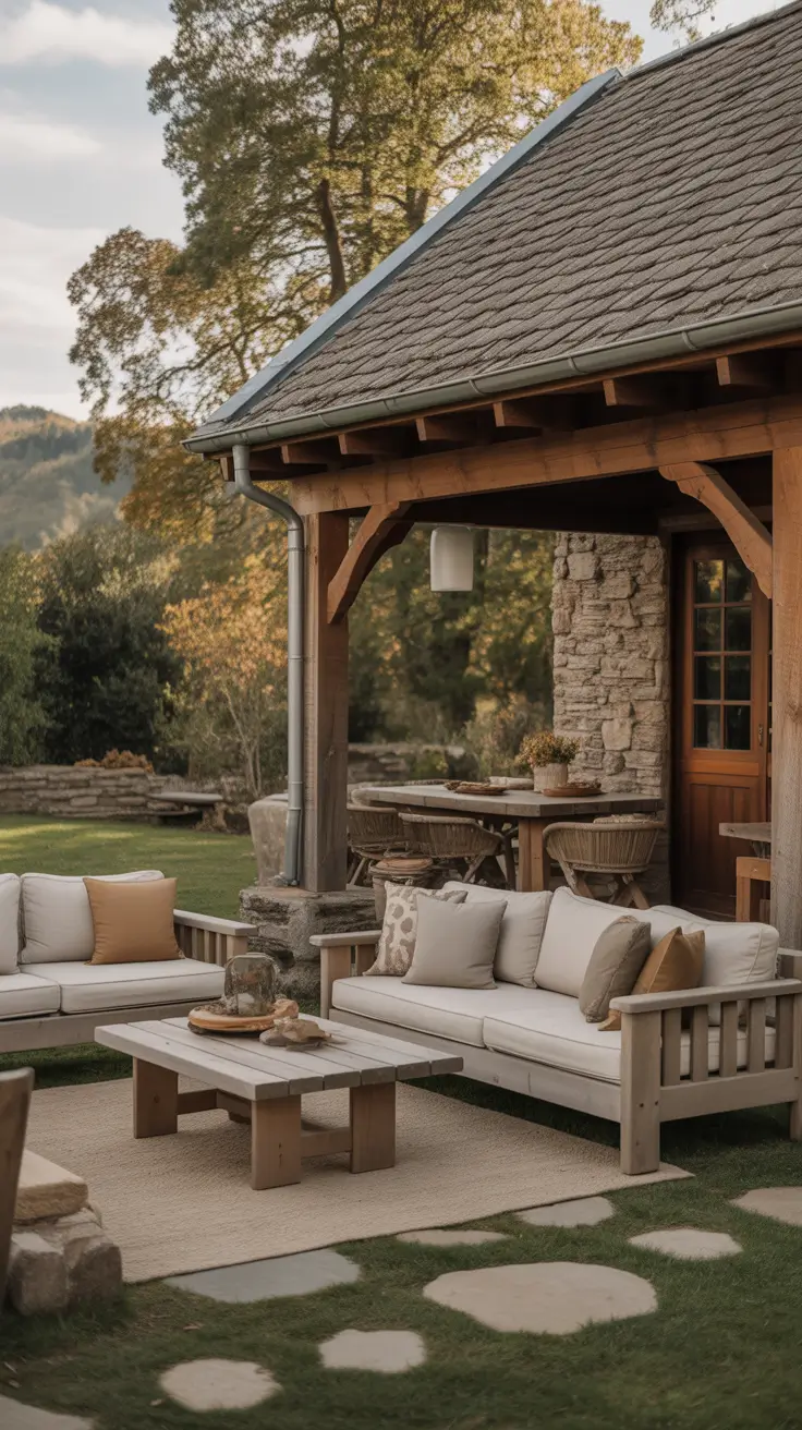 Outdoor patio ideas 2026 Rustic Outdoor Patio Ideas With Natural Texture