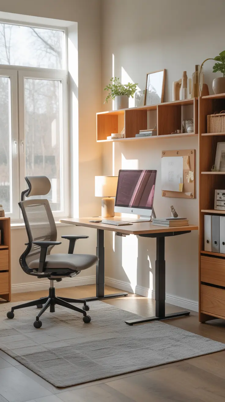 Standing Desk For Home 2026 Home Office Setup With A Standing Desk