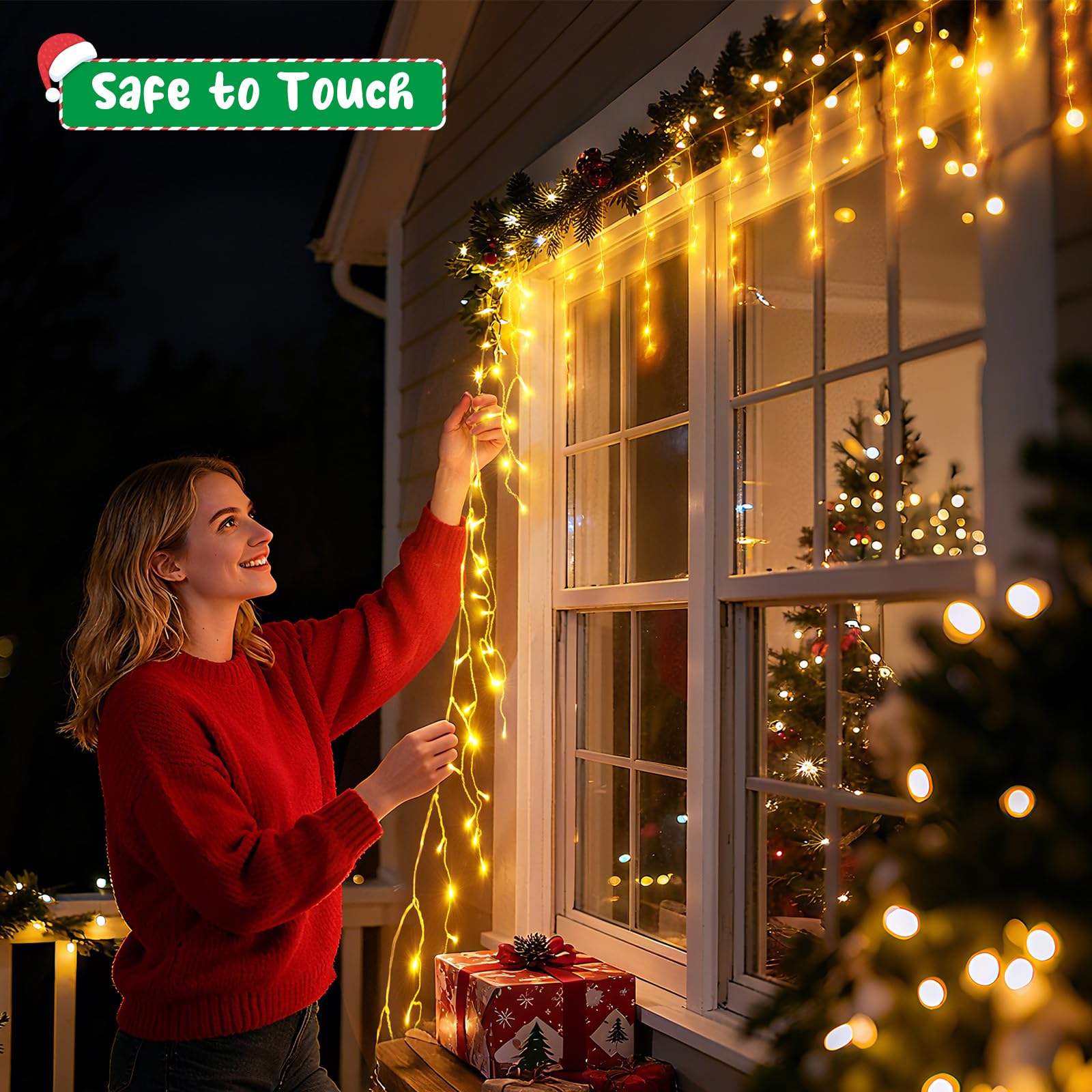 Vibrant Multi-Colored Icicle Lights for Modern Exteriors Vibrant Multi-Colored Icicle Lights for Modern Exteriors — Icicle Christmas Lights