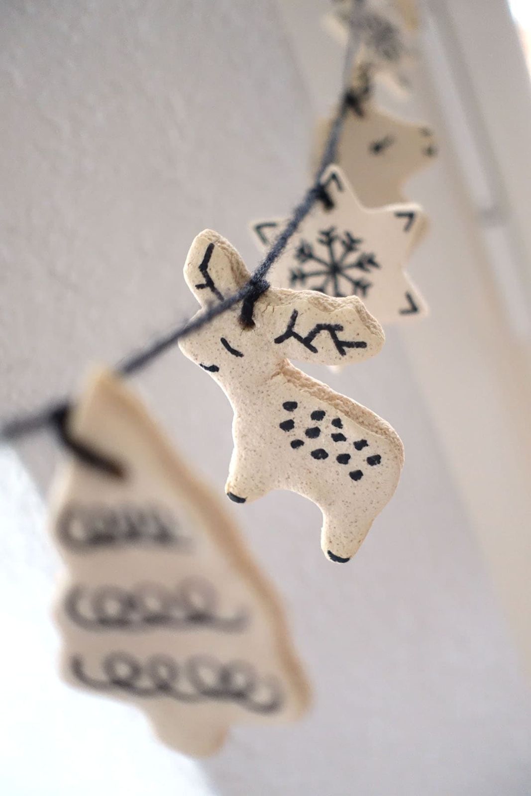 Salt Dough Ornament Garland with Hand-Painted Details Salt Dough Ornament Garland with Hand-Painted Details — Salt Dough Ornaments