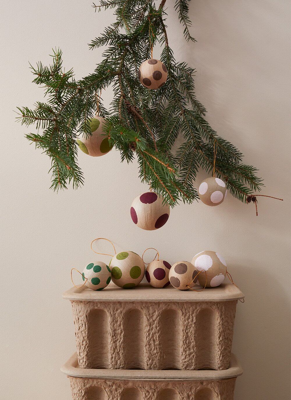 Assortment of DIY Paper and Wooden Ornaments — DIY Christmas Ornaments