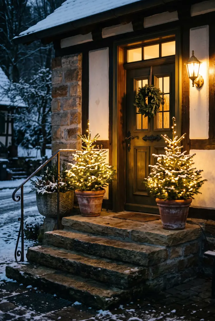 Weihnachtsdeko Hauseingang außen: 12 Ideen | Vorino