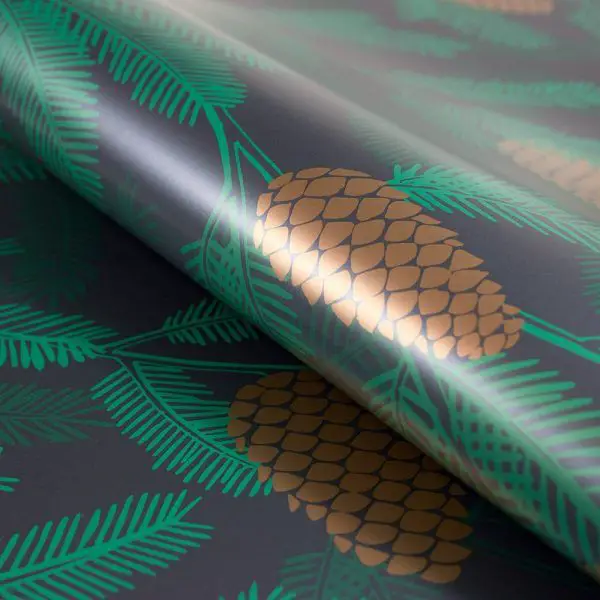 Nature-Inspired Wrapping Paper Roll — Christmas Gift Wrapping