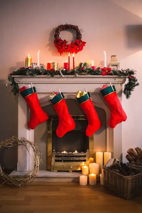 Marble Mantel Lighting Marble Mantel Lighting — Christmas Mantel Decor