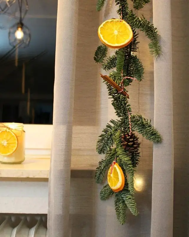Aromatic DIY Fir Branch Christmas Garland — DIY Christmas Decor