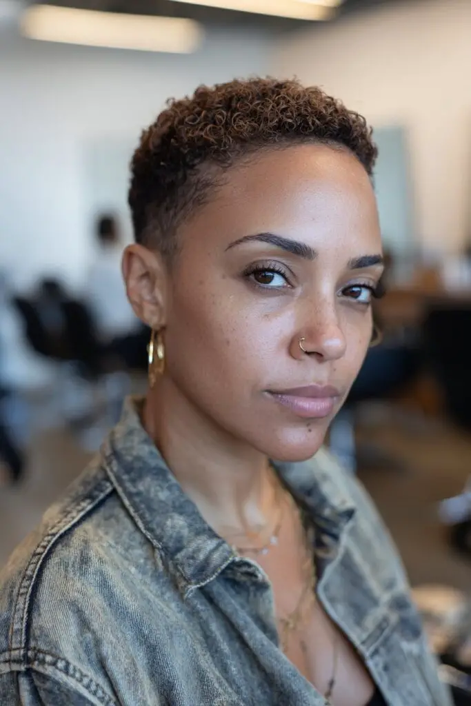Fine Wavy Crop With Undercut — very short haircuts for black women 2027
