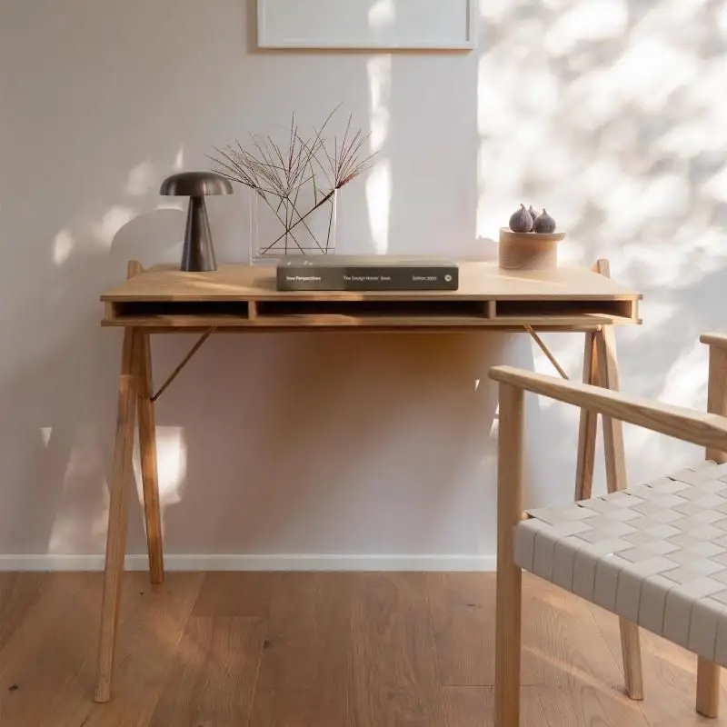 Serene Hygge Workspace with Dappled Light Serene Hygge Workspace with Dappled Light — Hygge Home Decor