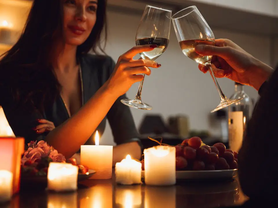 Romantic Candlelit Toast to the New Year Romantic Candlelit Toast to the New Year — New Years Eve Date Night at Home