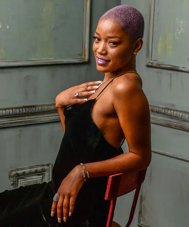 Vibrant Purple Buzz Cut — very short haircuts for black women 2027