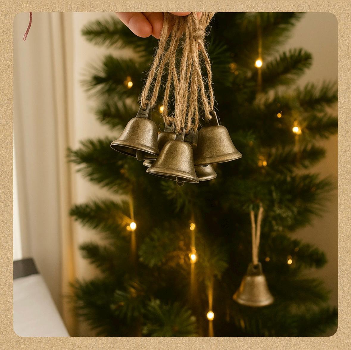 Jute-Tied Jingle Bells for Coastal Holiday Charm Jute-Tied Jingle Bells for Coastal Holiday Charm — Coastal Christmas Decor