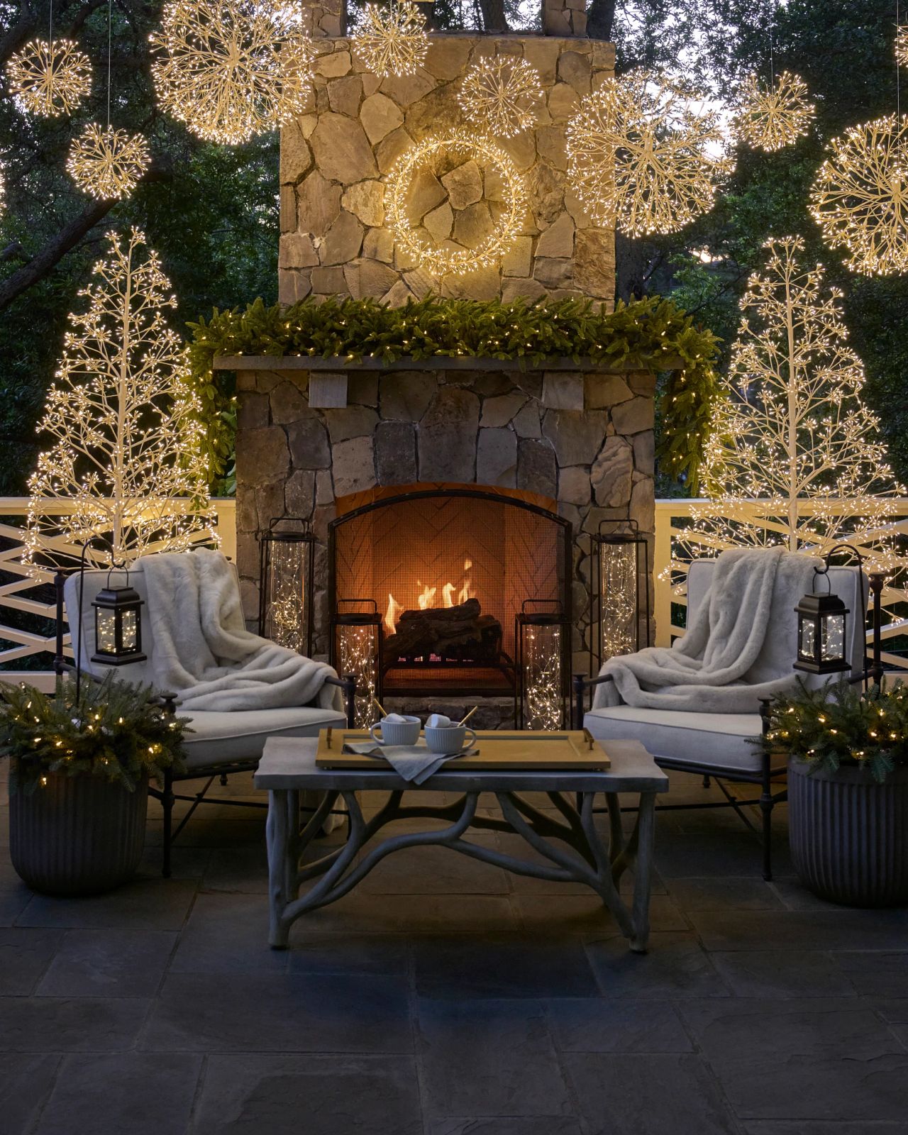 Hang Dark Metal Lanterns for an Elegant Patio Ambiance — Christmas Porch Lanterns