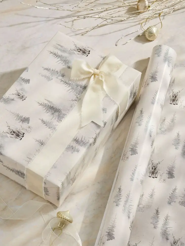 Winter Landscape Wrapping Paper — Christmas Gift Wrapping