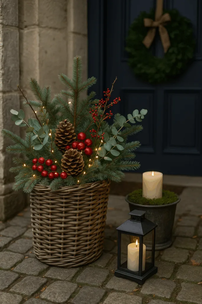 Traditional Visual Idea — Christmas Porch Decor