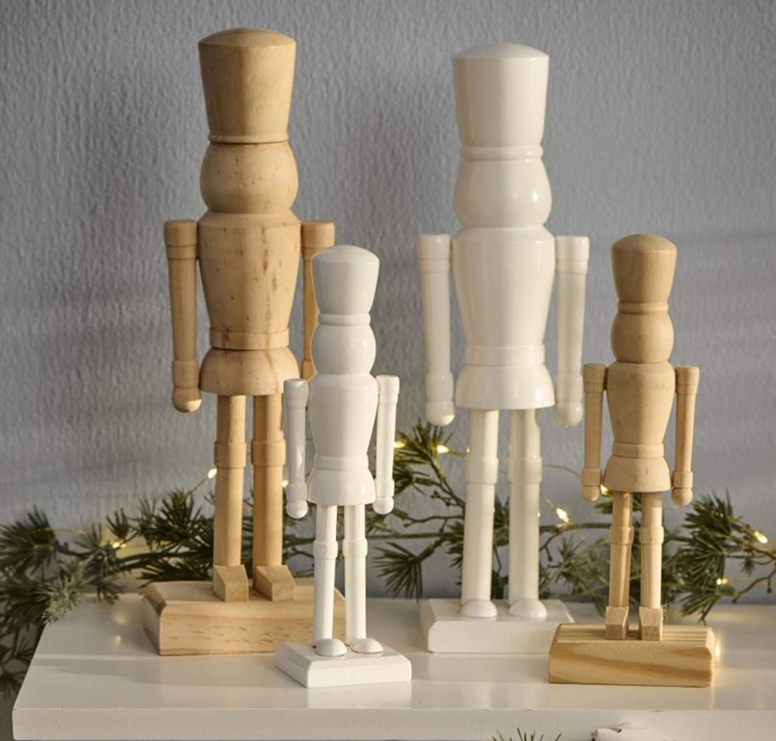 Minimalist Nutcracker Collection with Greenery — Nutcracker Display