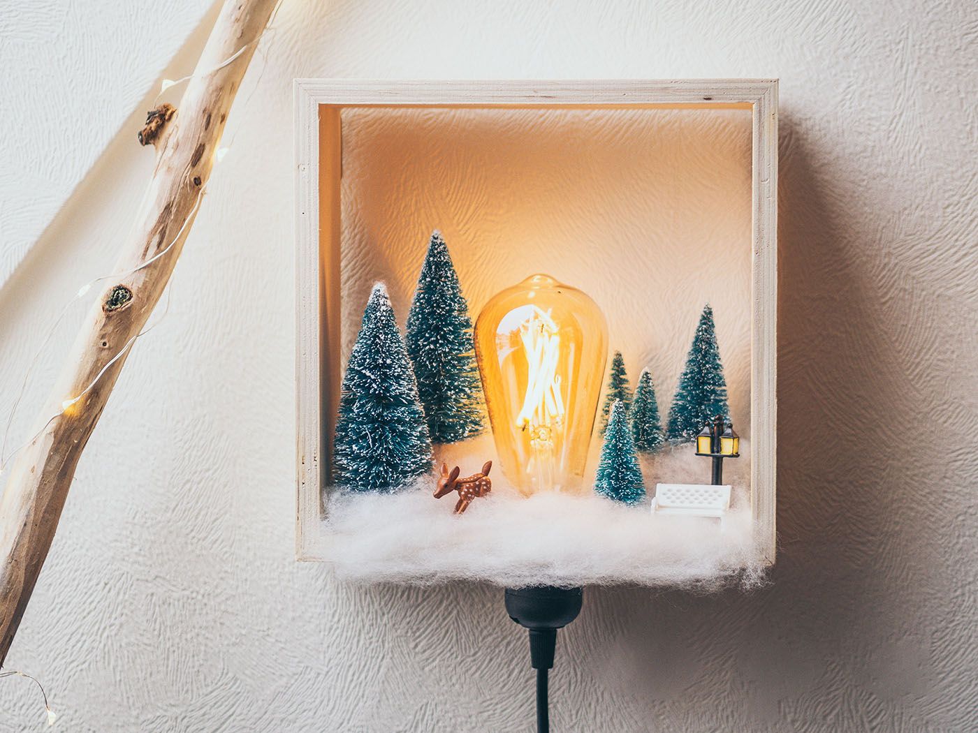 Build a Miniature Winter Diorama in a Shadow Box Build a Miniature Winter Diorama in a Shadow Box — Winter Home Decor