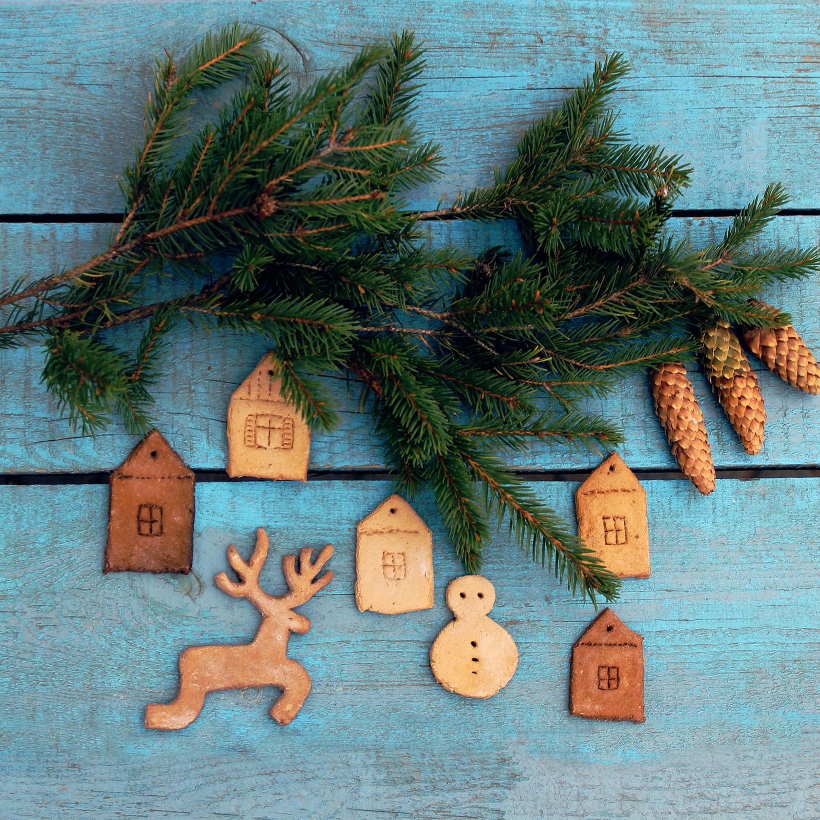 Rustic Salt Dough Figurines for Holiday Decor Rustic Salt Dough Figurines for Holiday Decor — Salt Dough Ornaments