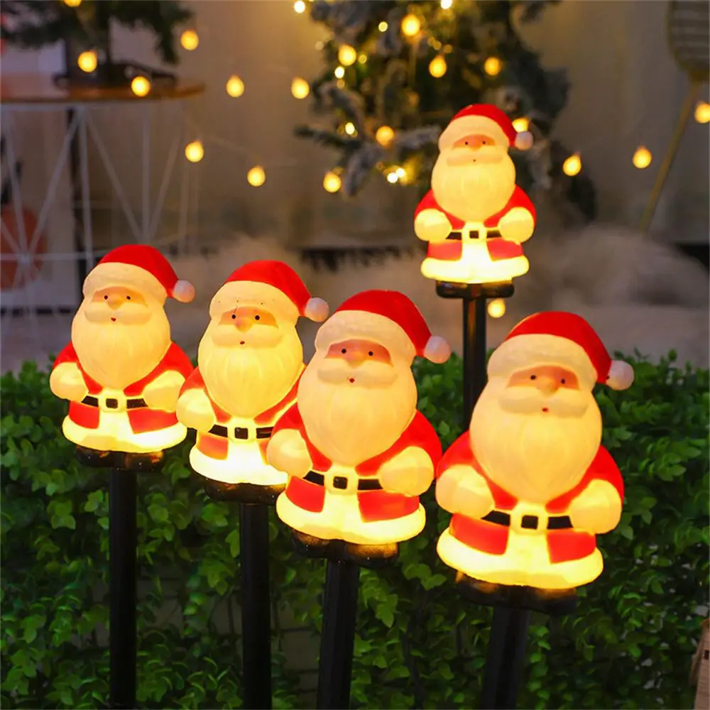 Whimsical Santa Claus Garden Pathway Lights Whimsical Santa Claus Garden Pathway Lights — Christmas Party Decor