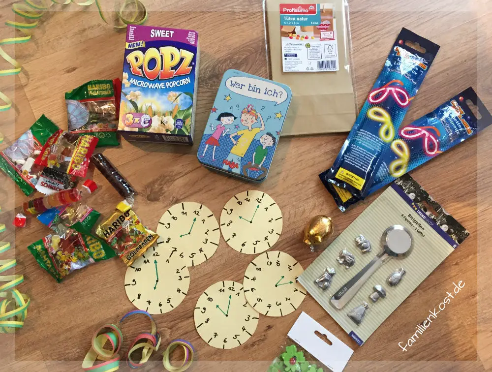 Tabletop Visual Idea — New Years Eve Party for Kids