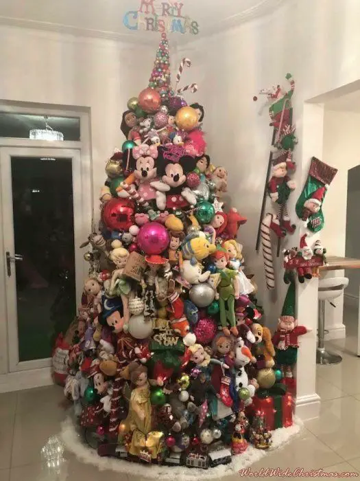 Grand Disney Character Christmas Tree — Disney Christmas Tree