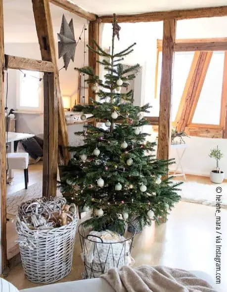 Cozy Living Room Corner with a Hero Tree Cozy Living Room Corner with a Hero Tree — Small Christmas Tree Decor