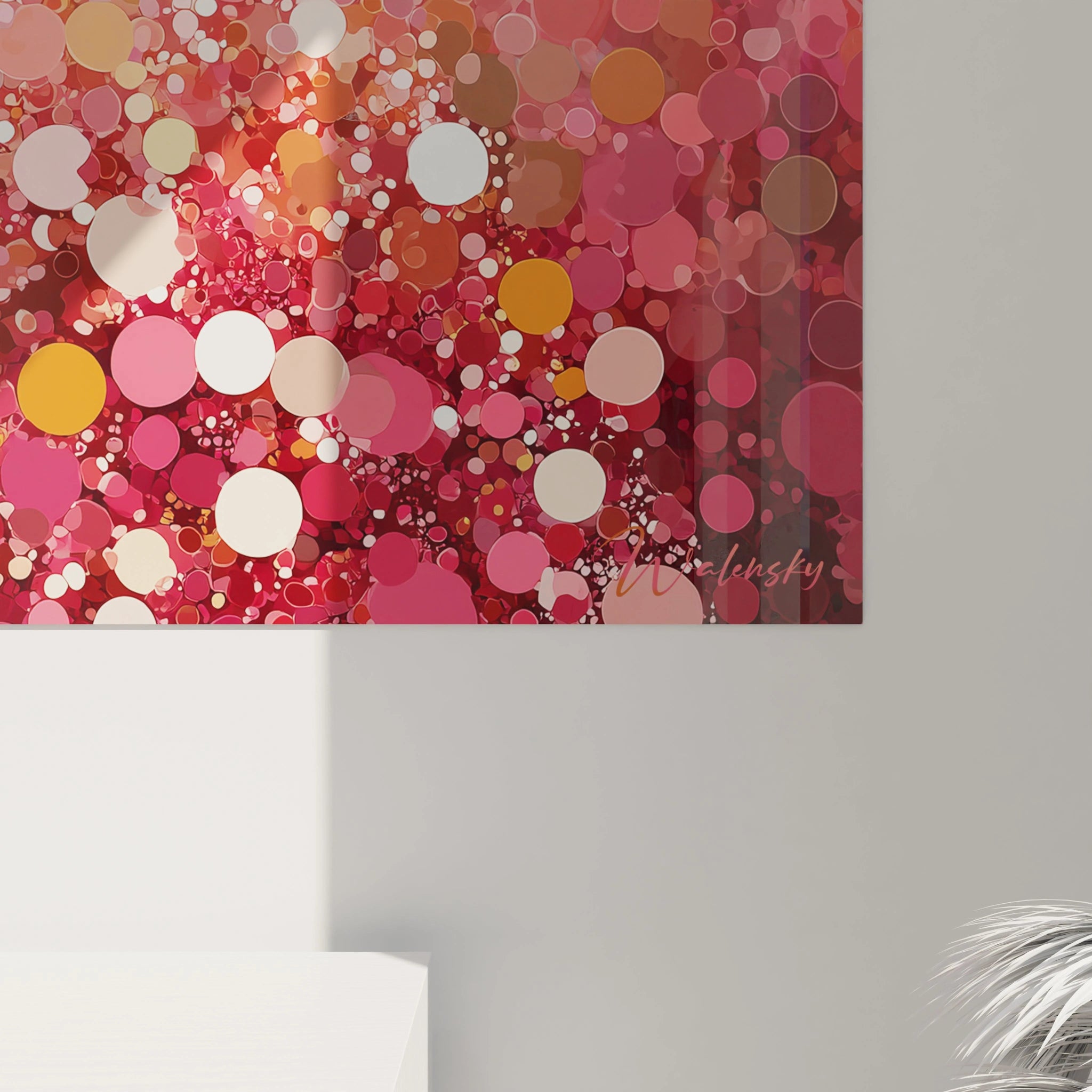 Vibrant Abstract Art as Christmas Decor — Christmas Wall Decor