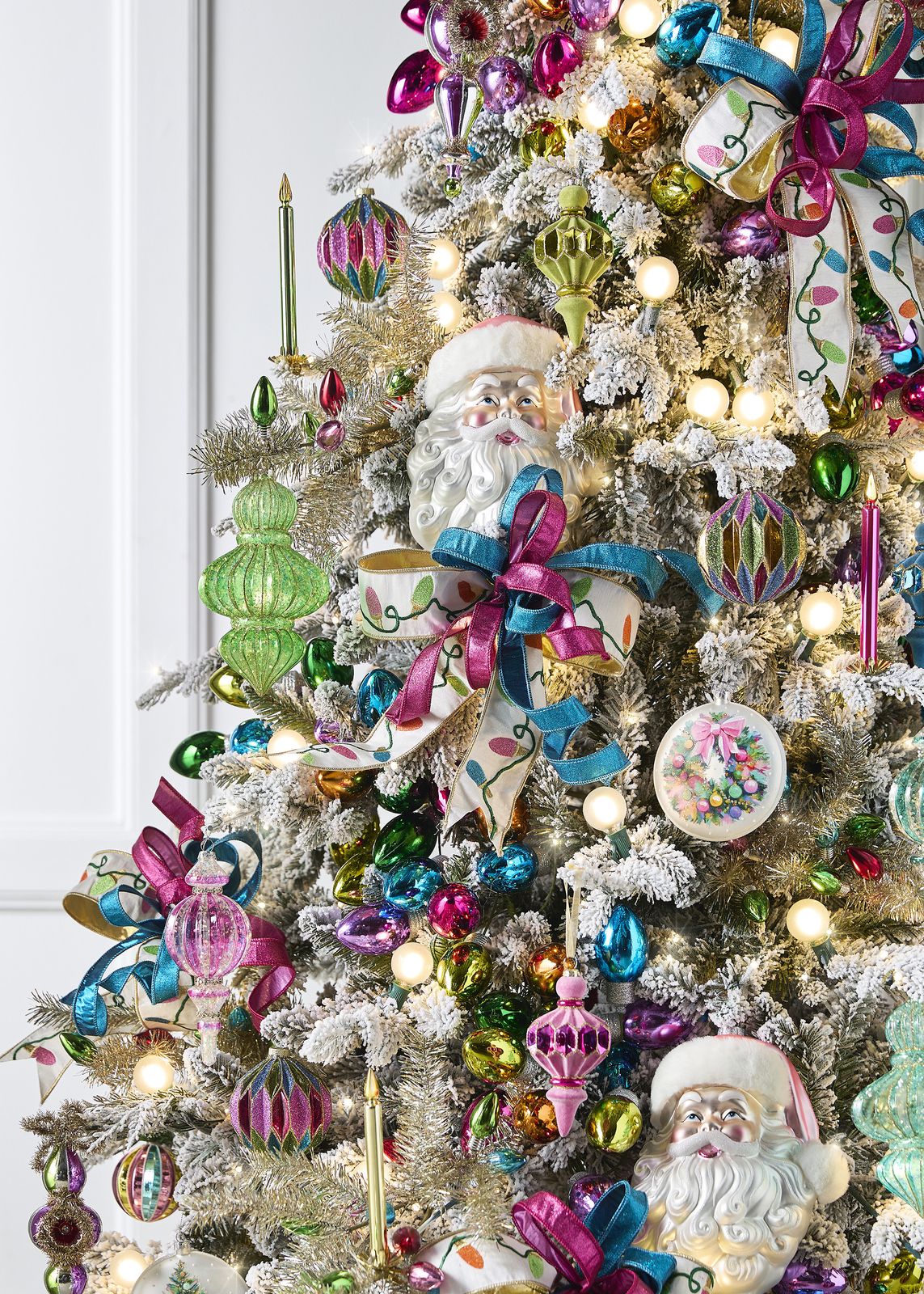Opulent Multi-Colored Tree with Whimsical Ornaments — Christmas Tree Color Schemes
