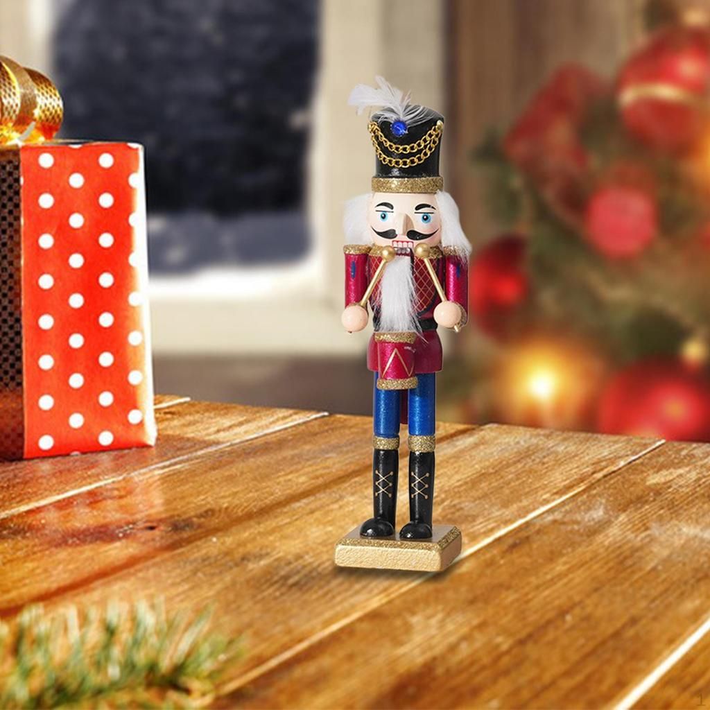 Traditional Nutcracker Figure with Feathered Hat — Nutcracker Display