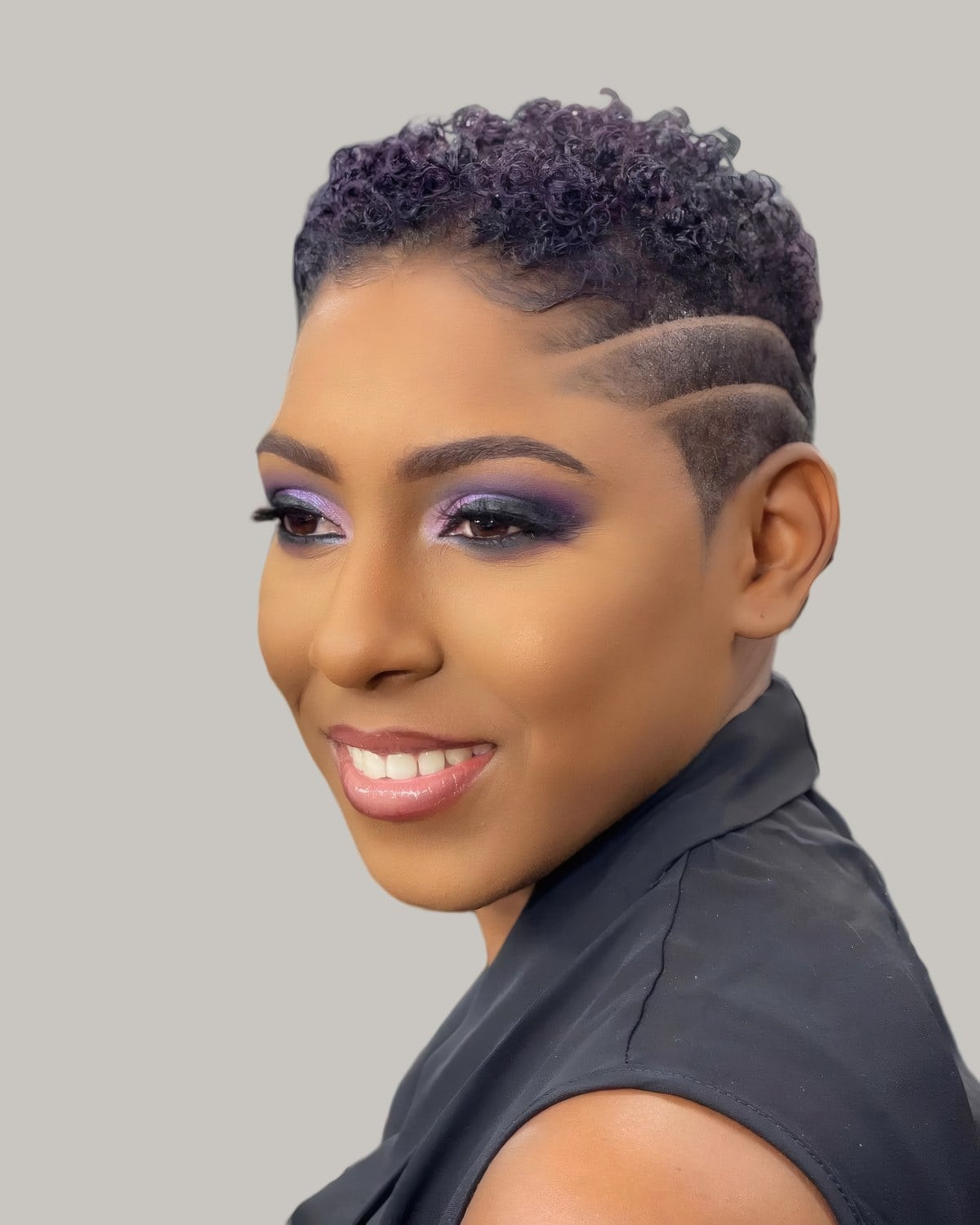 Purple Visual Idea — very short haircuts for black women 2027