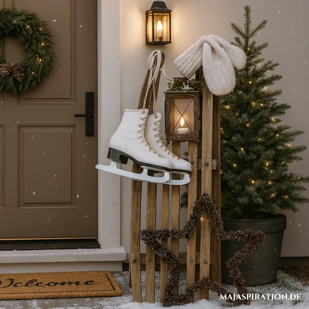 Doorway Visual Idea — Christmas Entryway Decor