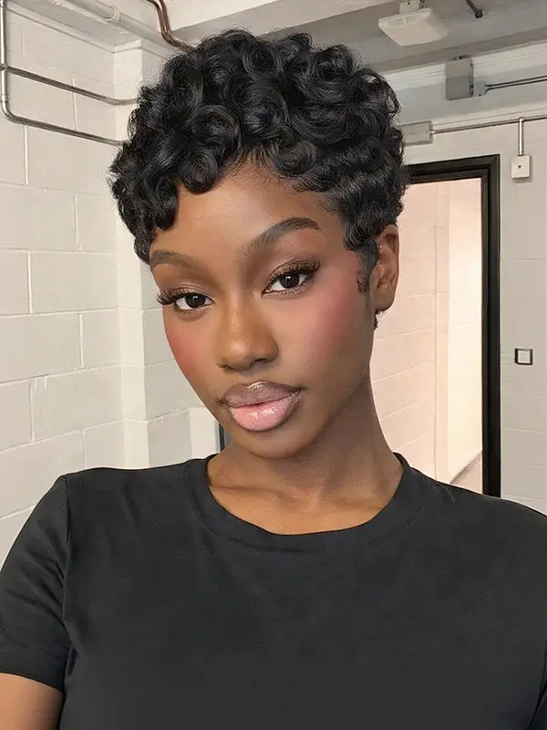 Classic Finger Waves Pixie — very short haircuts for black women 2027