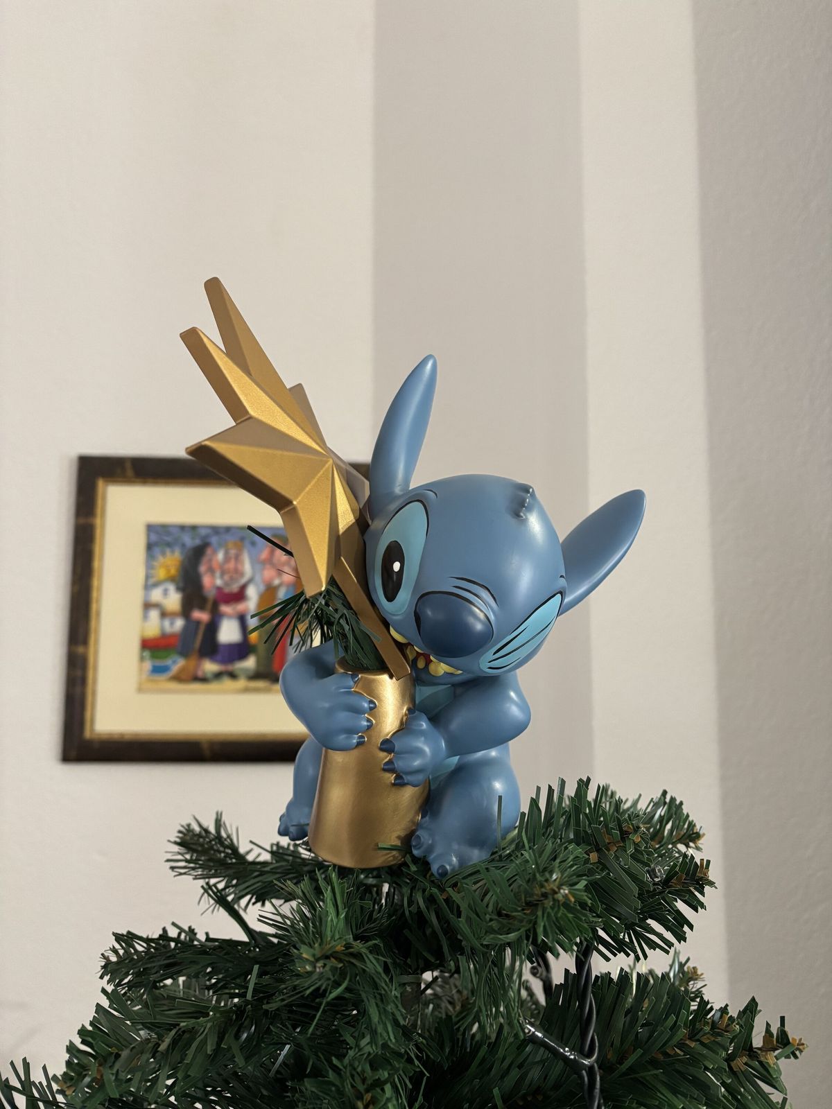 Stitch as a Whimsical Tree Topper — Disney Christmas Tree