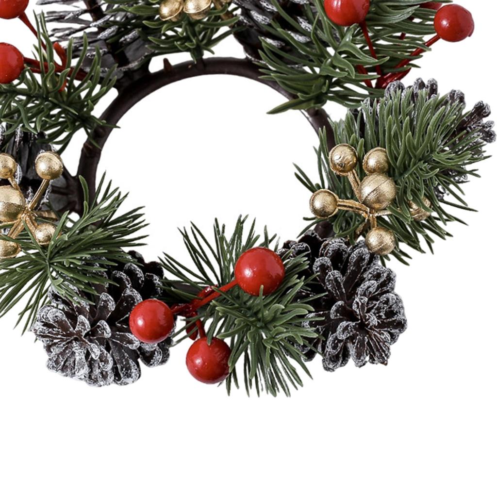 Traditional Candle Ring Wreath for Table Settings Traditional Candle Ring Wreath for Table Settings — Ornament Wreath