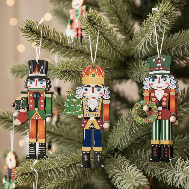 Nutcracker Ornaments Decking a Traditional Christmas Tree Nutcracker Ornaments Decking a Traditional Christmas Tree — Nutcracker Christmas Tree